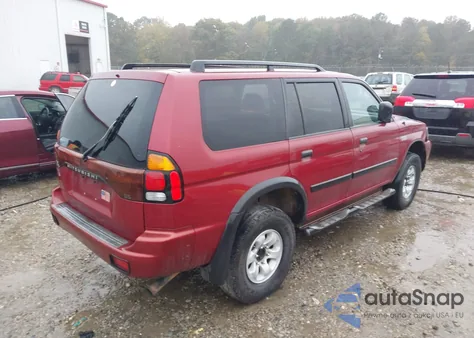 2002 Mitsubishi Montero Sport Es/Ls z USA, uszkodzony, nr VIN JA4LS21H82J050742